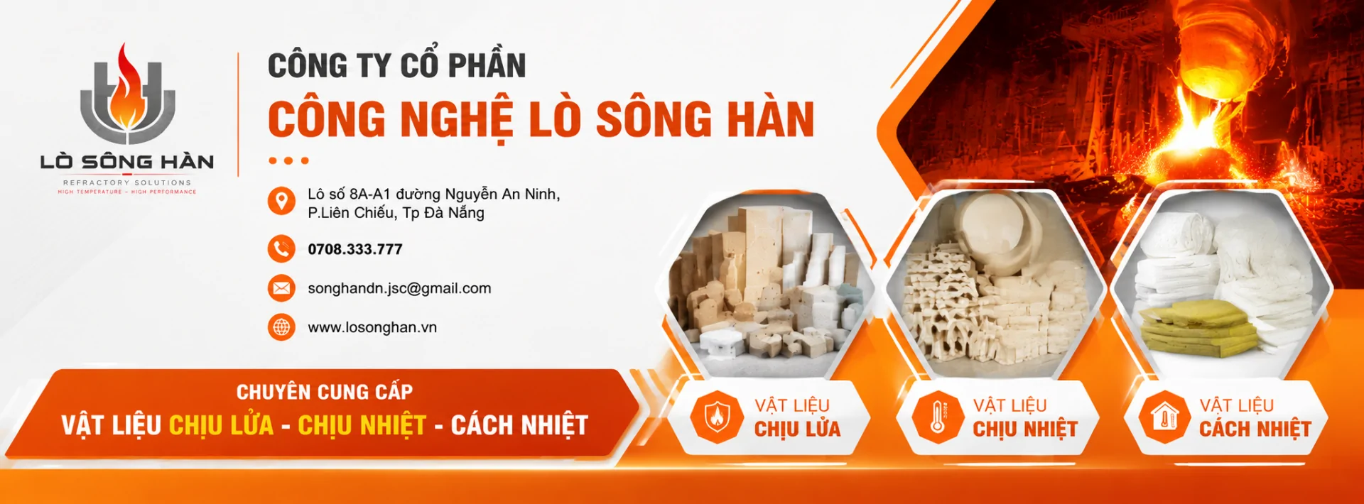 Banner quảng cáo công ty công nghệ ngành công nghiệp